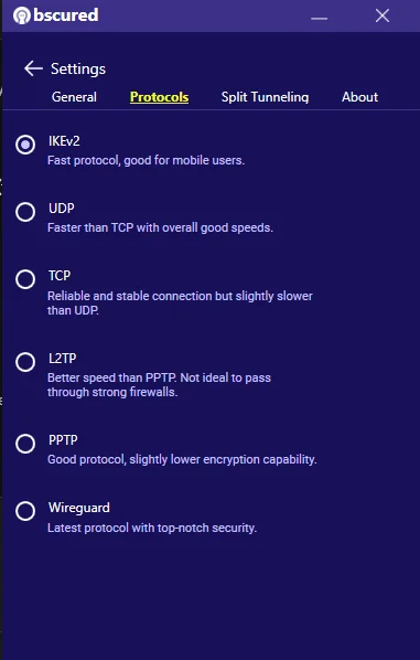 obscured vpn protocols