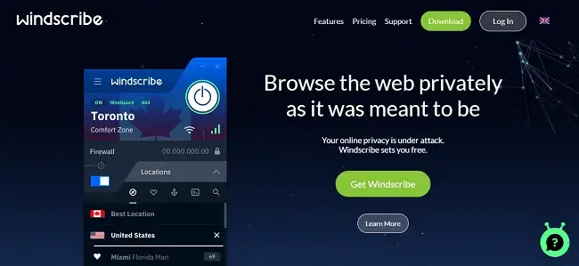 Windscribe free vpn for laptops